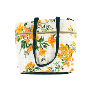 Handbag with front zip