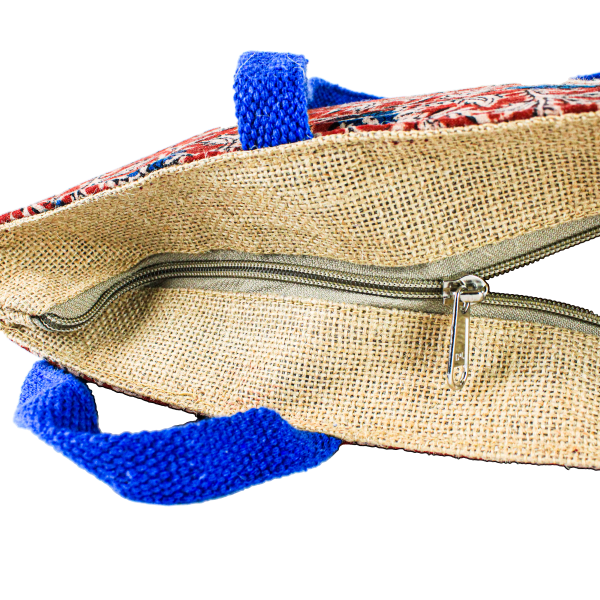 Handbag 4 - Kalamkari Hand Bag (Medium) - Image 3